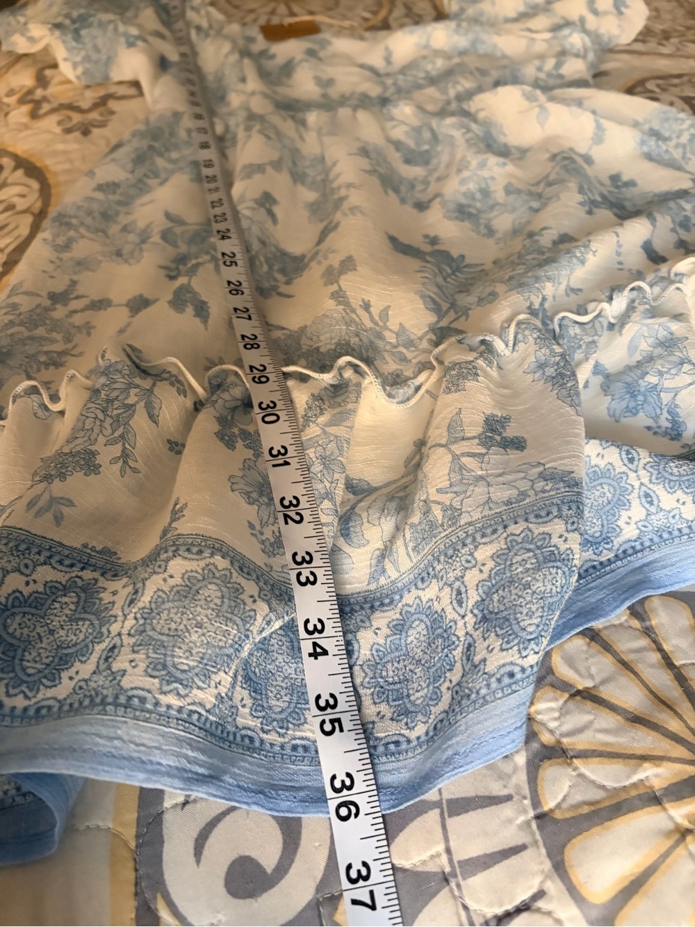 NWT Blu Pepper boutique floral cottagecore midi square neck dress, L - Picture 8 of 12